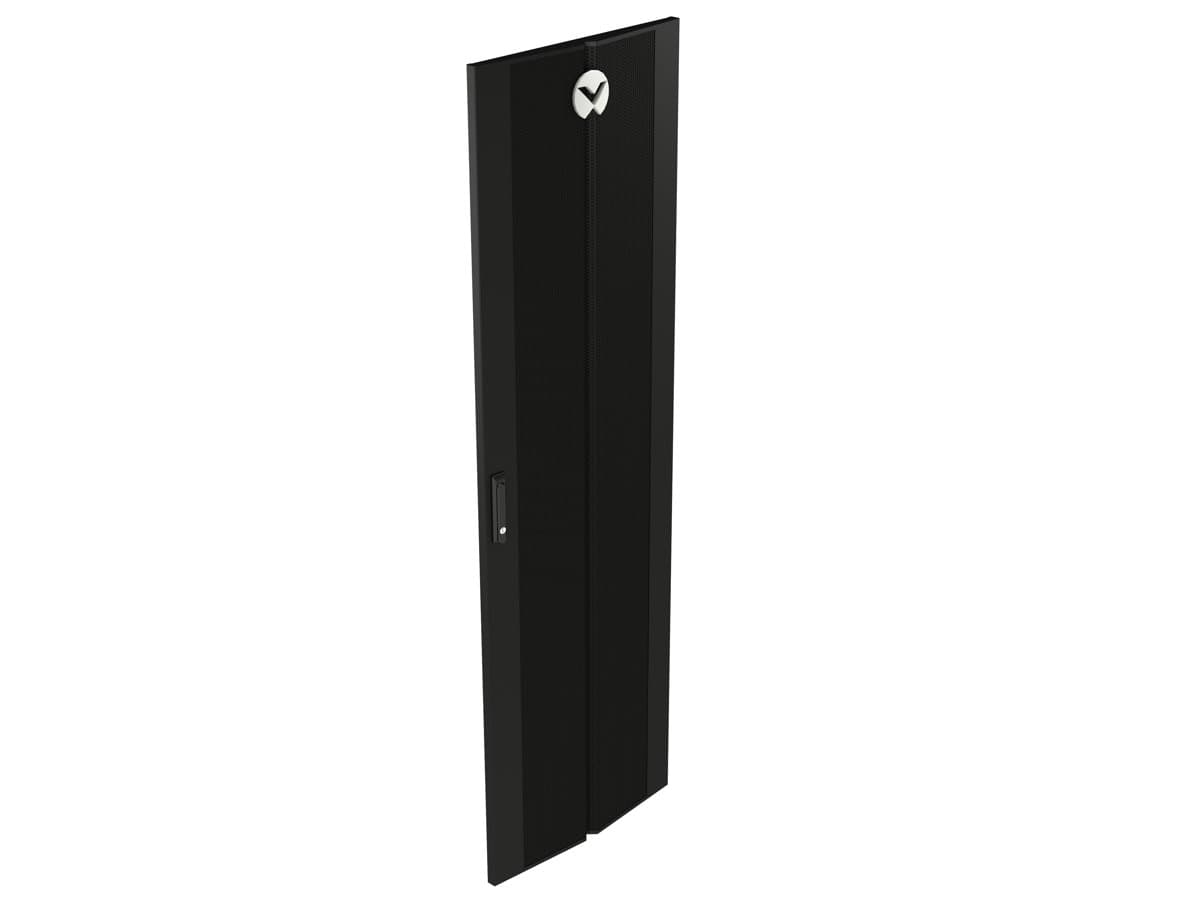 Vertiv VRA6050 Solid Metal Door, 42U Height, 600 mm Width, Black