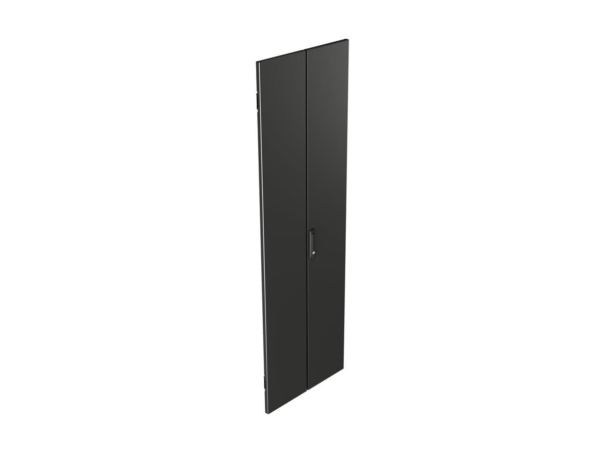Vertiv VRA6062 Split Metal Door, 42U, 600mm, Black, Locking Handles