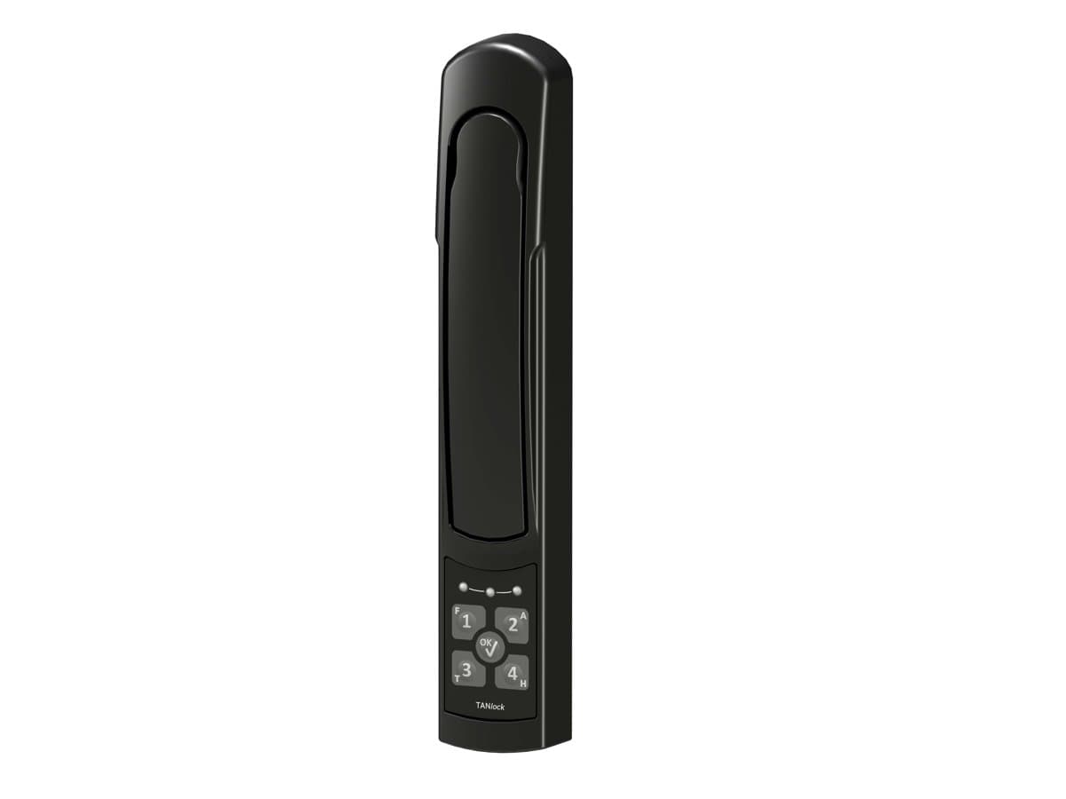 Vertiv VRA7003 Security Door Handle, RFID Reader, Steel, Black
