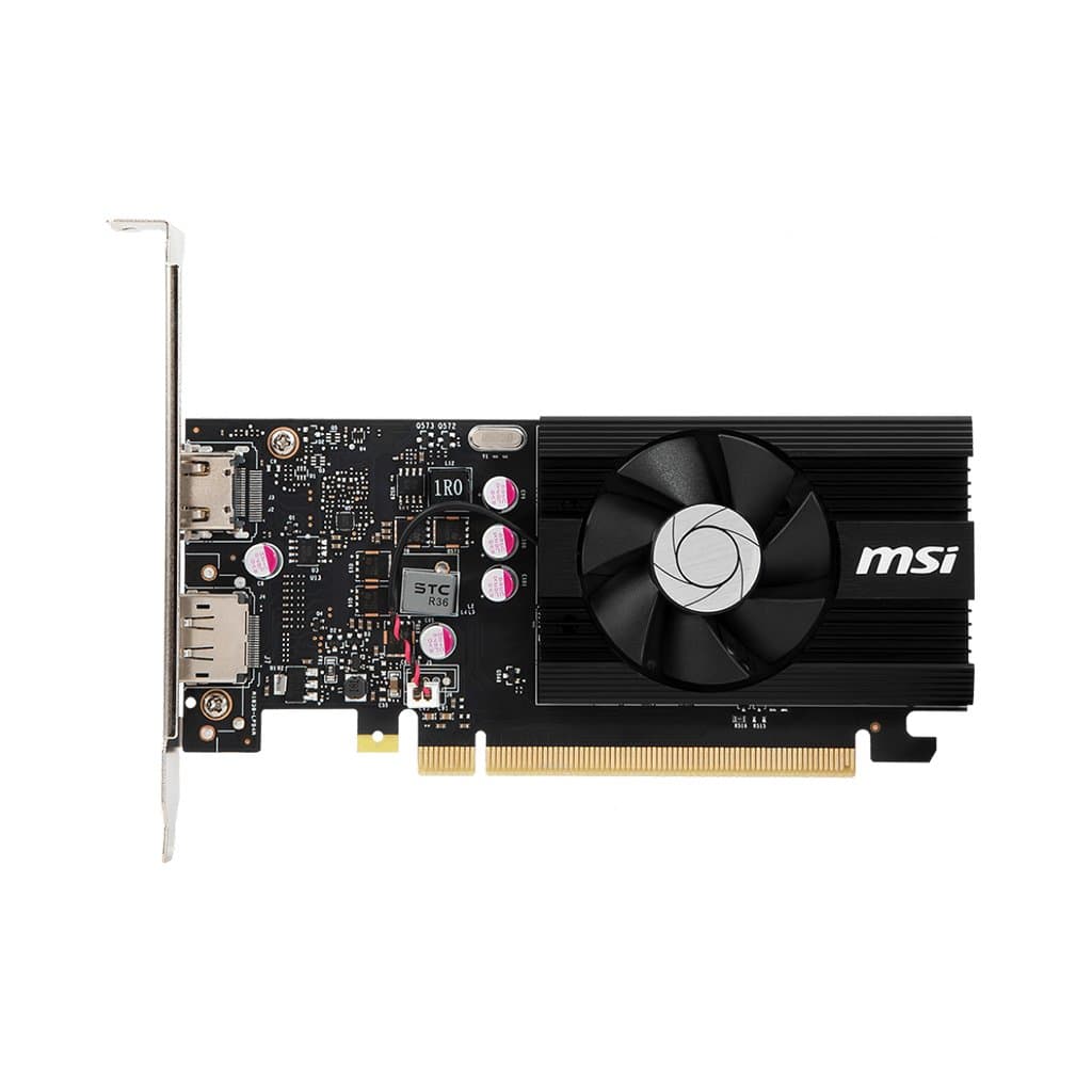 MSI GeForce GT 1030 4GD4 LP OC, 4GB GDDR4 64-bit, PCI Express 3.0, Active Cooling