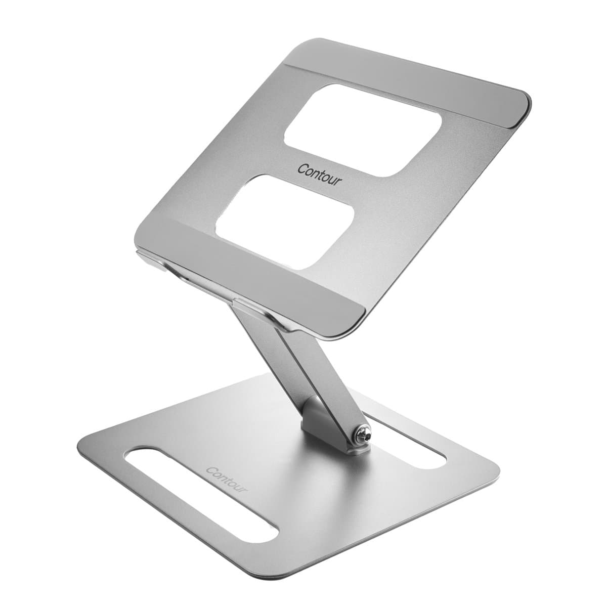 Contour Laptop Riser, Steel, 45–310 mm Height, 0–80° Tilt