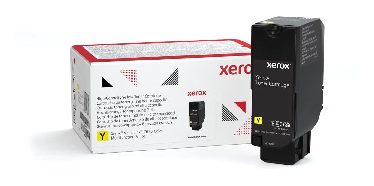 Xerox VersaLink C625 Yellow High-Capacity Toner, 16000 Pages, 006R04639