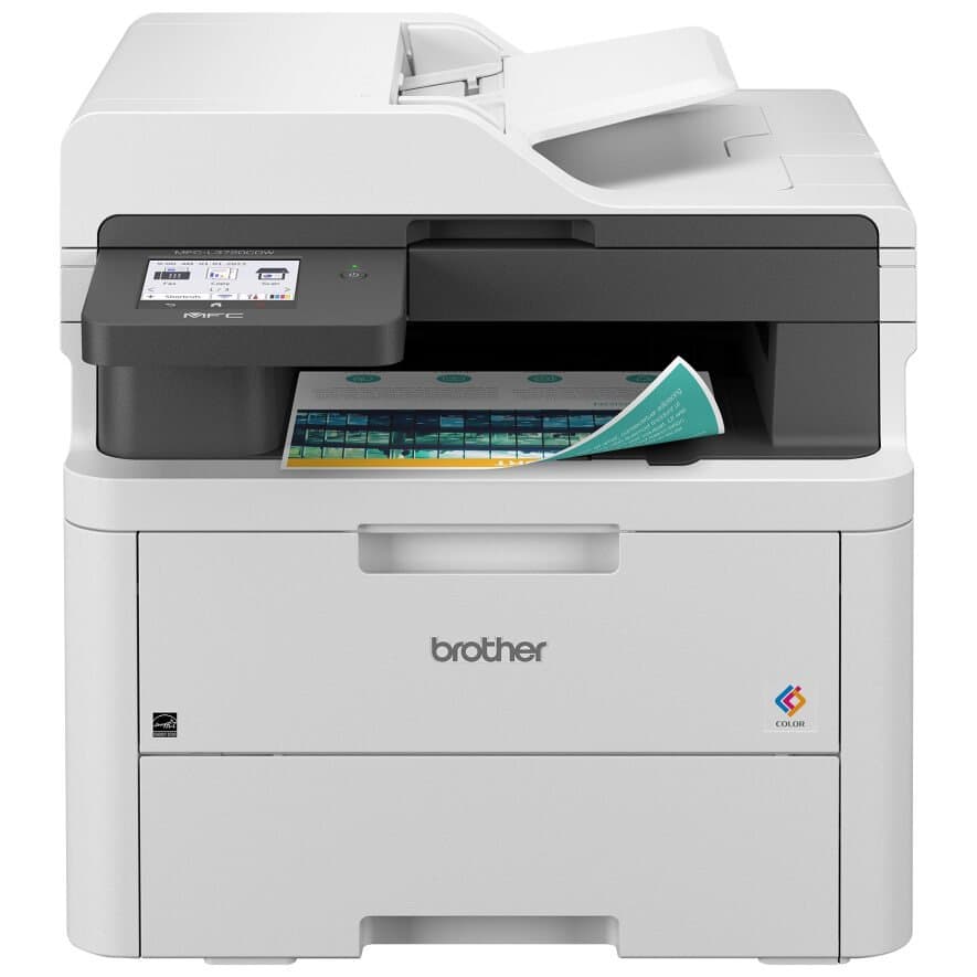 Brother MFC-L3720CDW All-in-One Color Printer, LED, 2400×600 DPI, A4, Wi-Fi