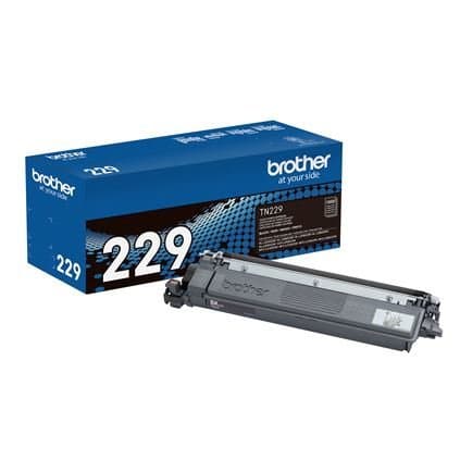 Brother TN-229BK Black Toner, 1500 Pages, Standard Yield, 1 Pc