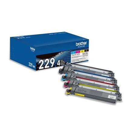 Brother TN-2294PK Toner Multipack, 4 Cartridges, 1500 Pages Black, 1200 Pages Color