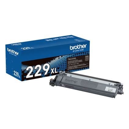 Brother TN-229XLBK Black Toner Cartridge, High Yield, 3000 Pages, Genuine