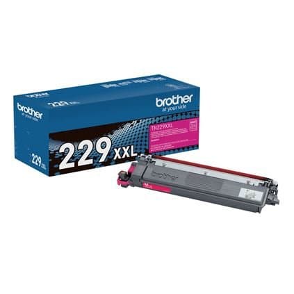 Brother Genuine TN-229XXLM Super High Yield Magenta Toner Cartridge, 4000 Pages