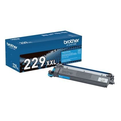 Brother TN-229XXLC Cyan Toner, 4000 Pages, Super High Yield
