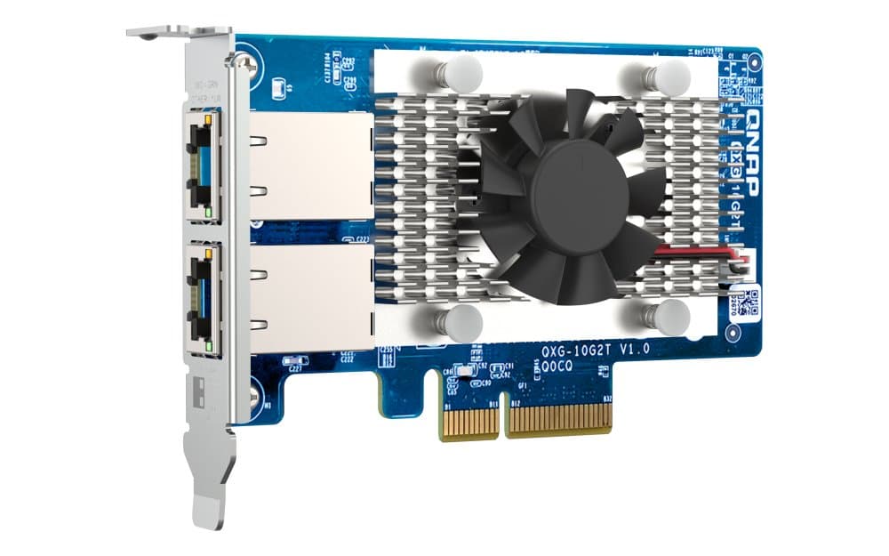 QNAP Dual-Port Sfp+10gbe Network Exp All NAS Models With A PCIe Slot
