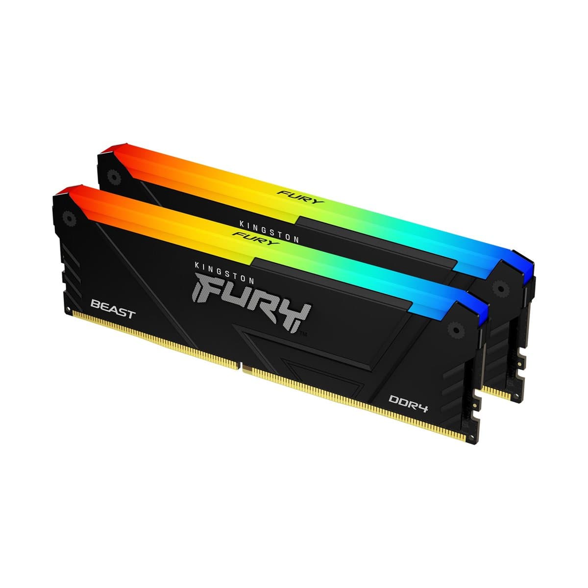 Kingston FURY Beast DDR4 RGB, 32GB, 3600MT/s, CL18, 2×16GB