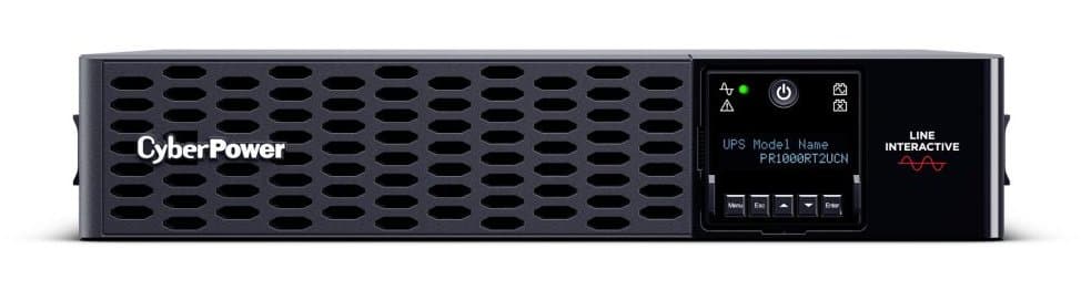 Cyberpower 1000VA/1000W Sine Wave UPS 2U 8XNEMA 5-15R 10ft Cord Cloud