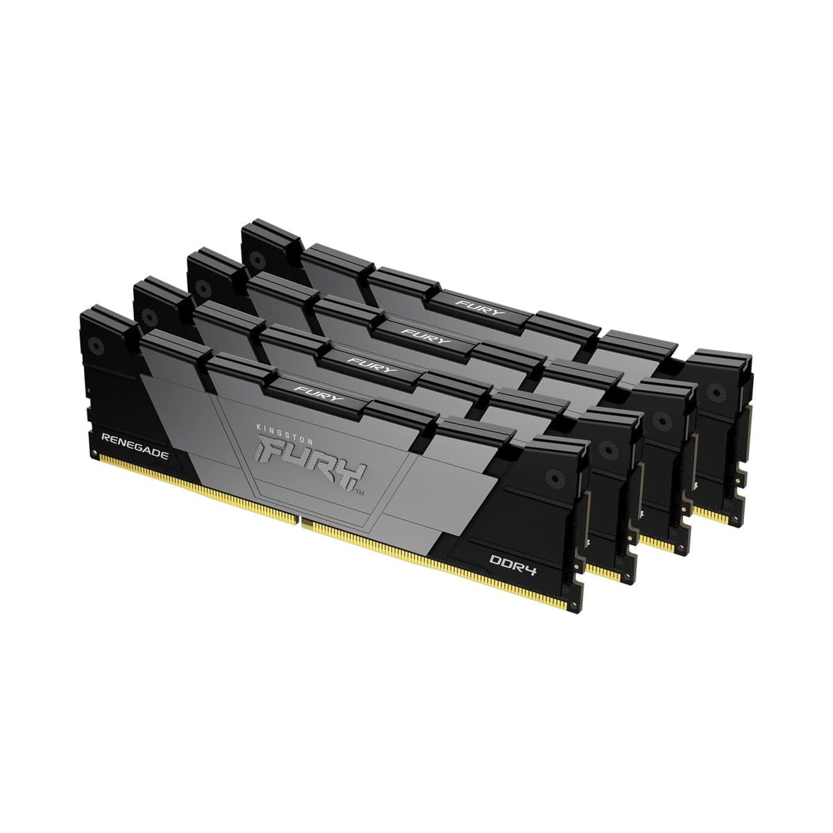 Kingston FURY Renegade Black, 128GB DDR4, 3200MT/s, CL16, 4×32GB