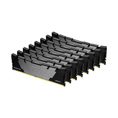 Kingston 256GB3200MT/S DDR4 Cl16dimm (Kit Of8)Furyrenegadeblack