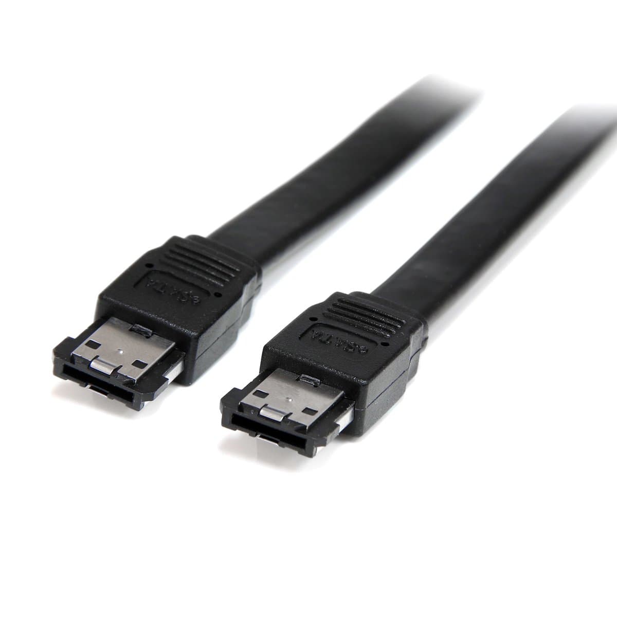 StarTech 6ft Shielded External eSATA Cable, Male/Male, Black