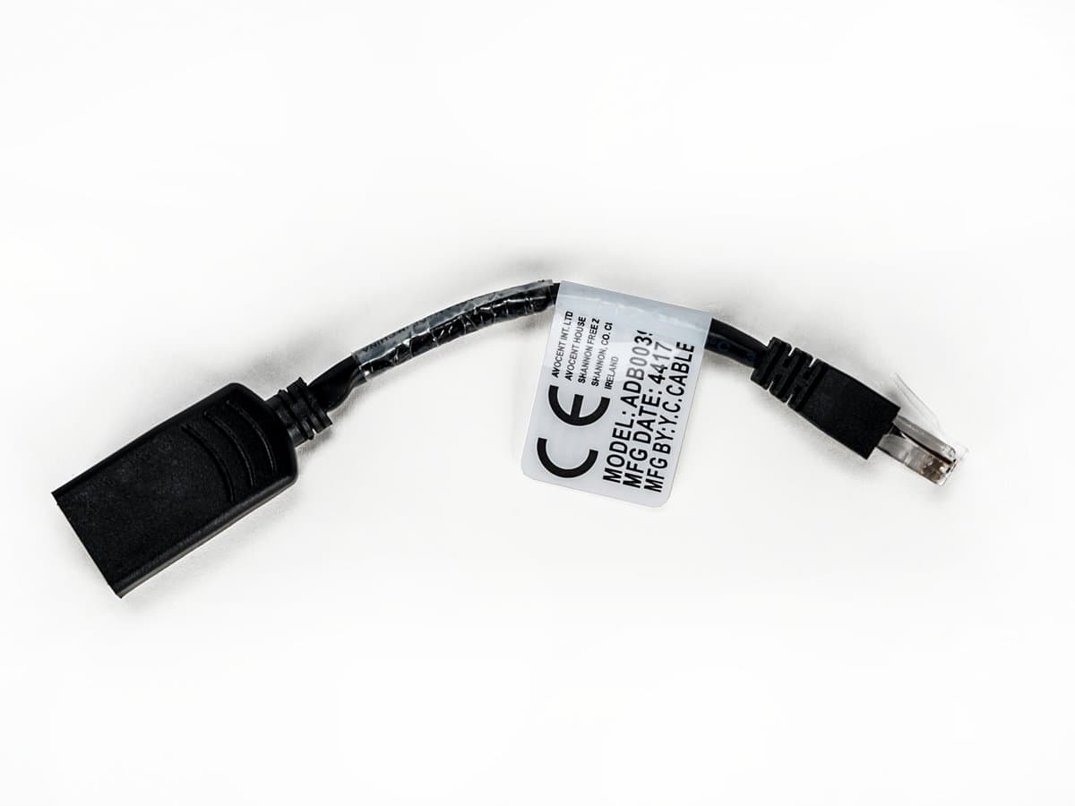 Vertiv Avocent RJ-45–RJ-45 Sun/Cisco Crossover Cable, Black