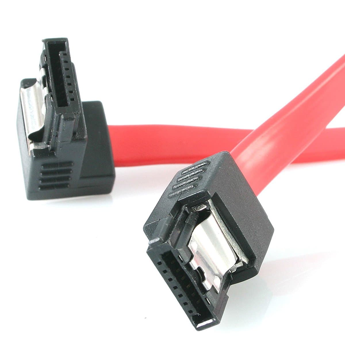 StarTech Latching SATA Cable, 18 in, Right Angle, SATA III