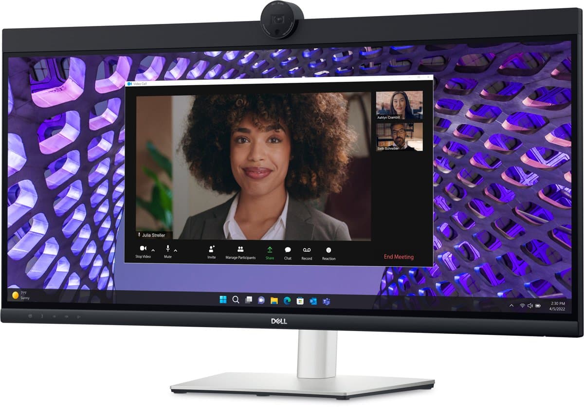 Dell P3424WEB, 34.1 Inch Curved WQHD IPS Monitor, 8ms, USB Hub