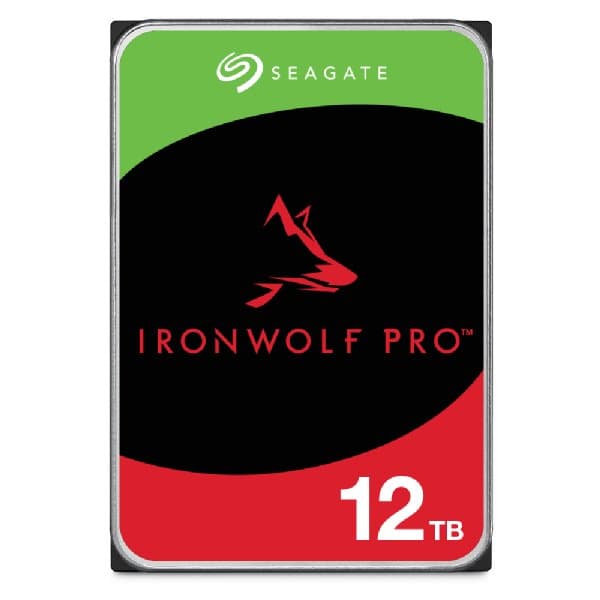 Seagate IronWolf Pro 12TB NAS Drive, 7200 RPM, 256MB, SATA III