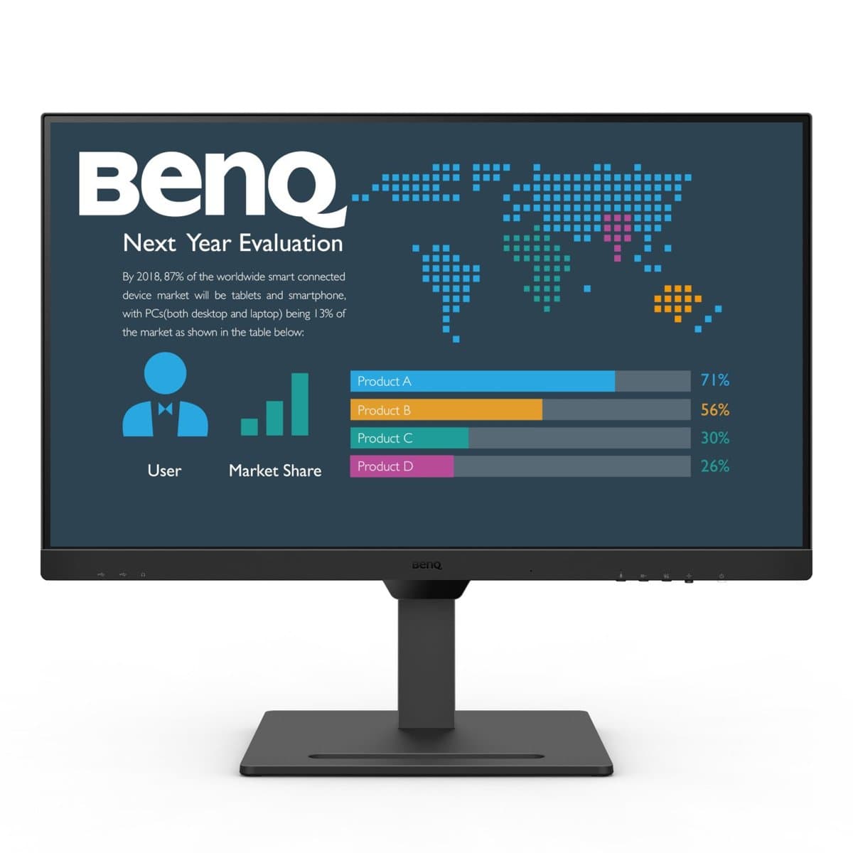 BenQ BL2790QT, 27" 2560×1440 Quad HD, 5ms Response, Built-in Speaker