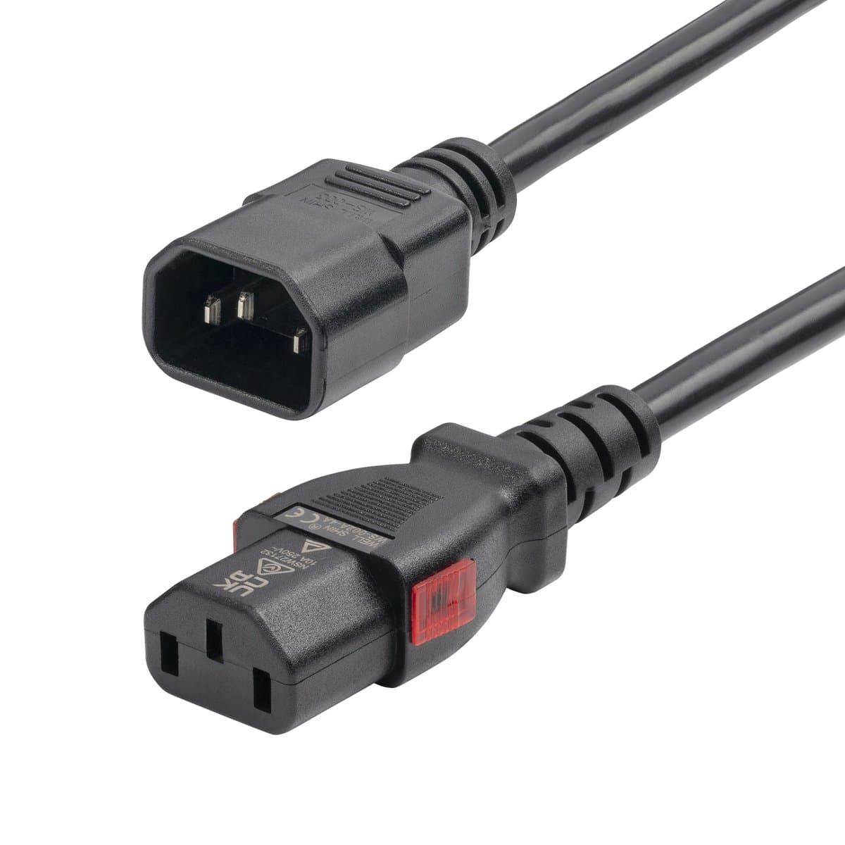 StarTech Power Extension Cord, 4 ft, 10A 250V, C14 to Locking C13