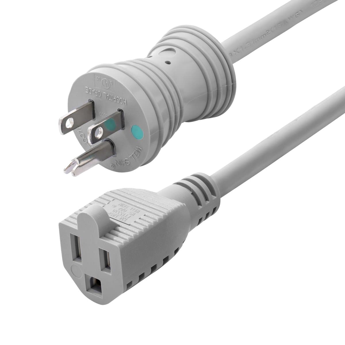StarTech JJ8402, Hospital-Grade Extension Cord, 6 ft, 125V/13A