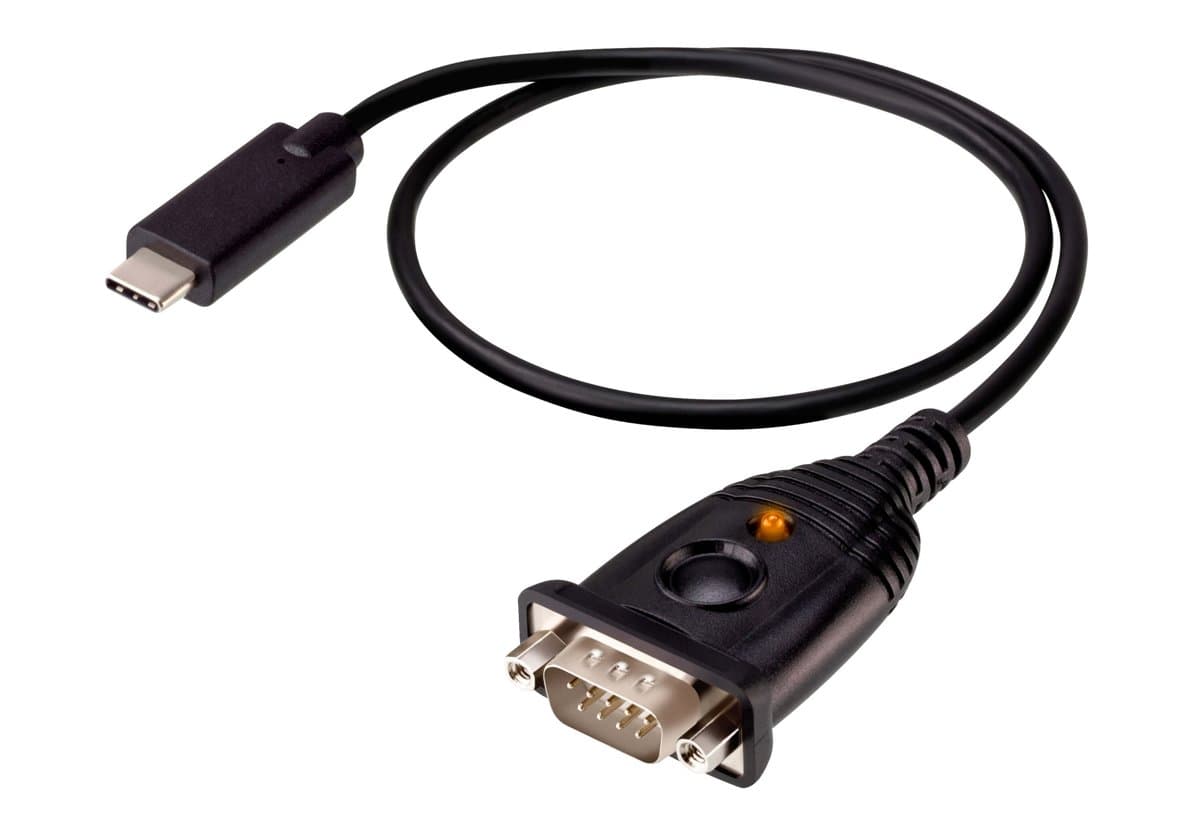 ATEN UC232C USB-C to RS-232 Adapter, 0.45 m, DB-9, 921.6 Kbps