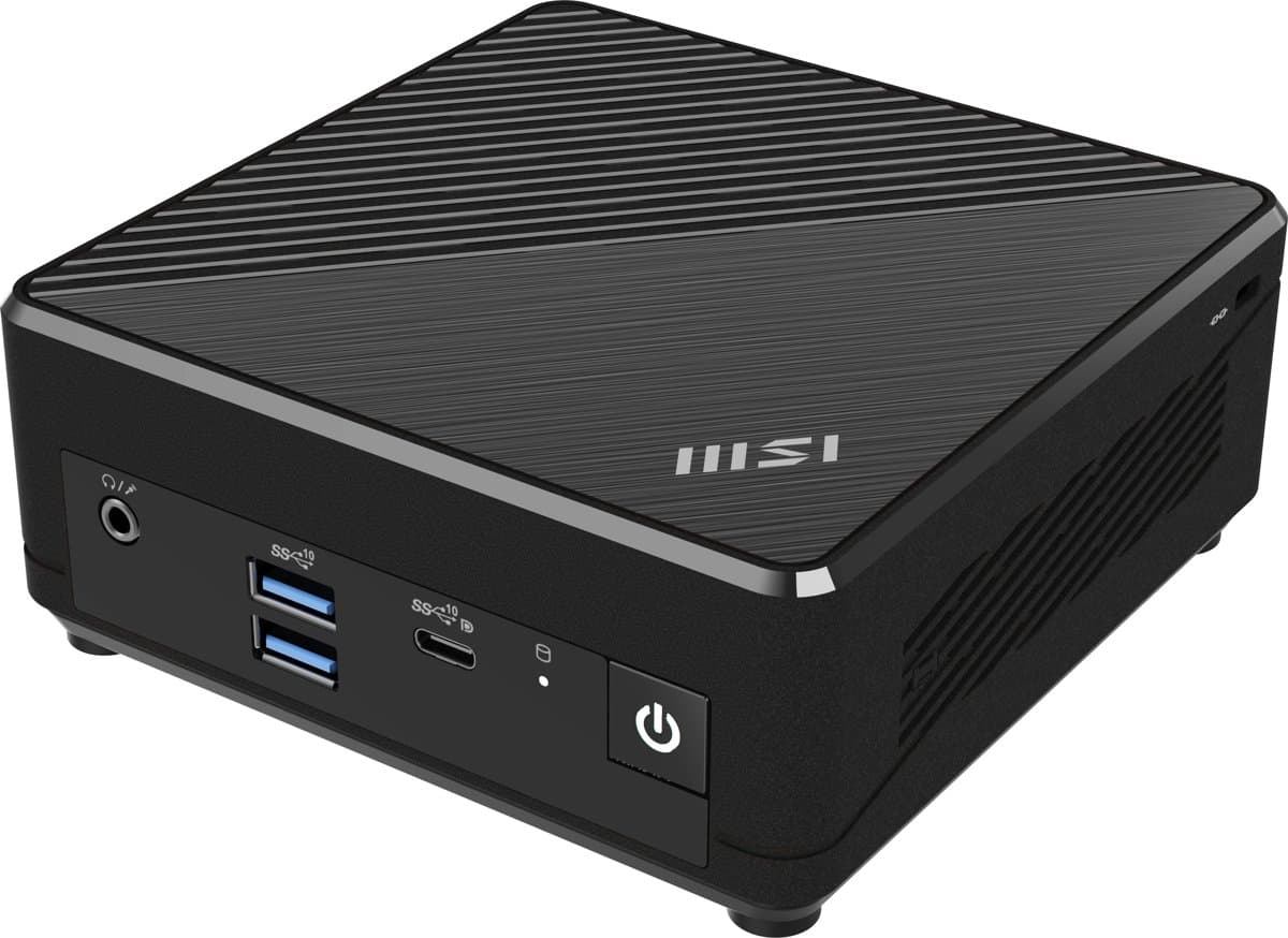 MSI Cubi N Mini PC, Intel N200, 4GB/128GB SSD, Windows 11 Pro, 3x 4K Display