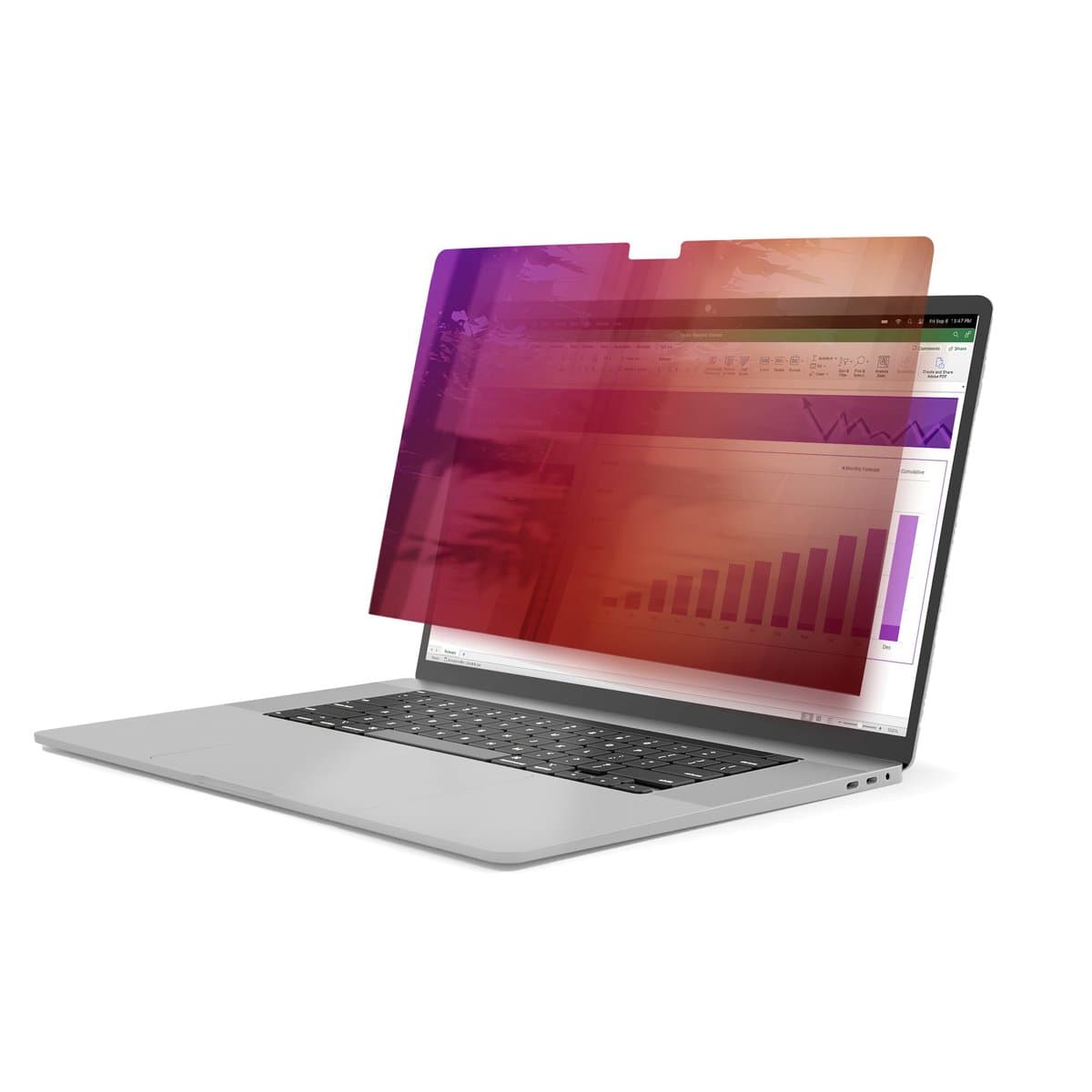 StarTech 16-inch MacBook Pro Privacy Screen, Gold, 60% Light Transmission, 30° Viewing Angle