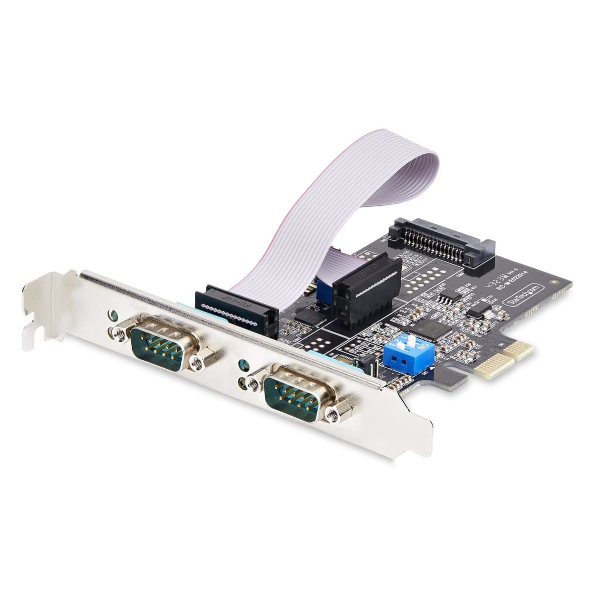 StarTech 2-Port Serial PCIe Card, DB9, RS232/RS422/RS485, PCIe 2.0