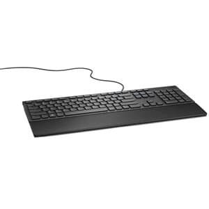 Dell KB216 Wired Multimedia Keyboard, USB, Full-Size, Black