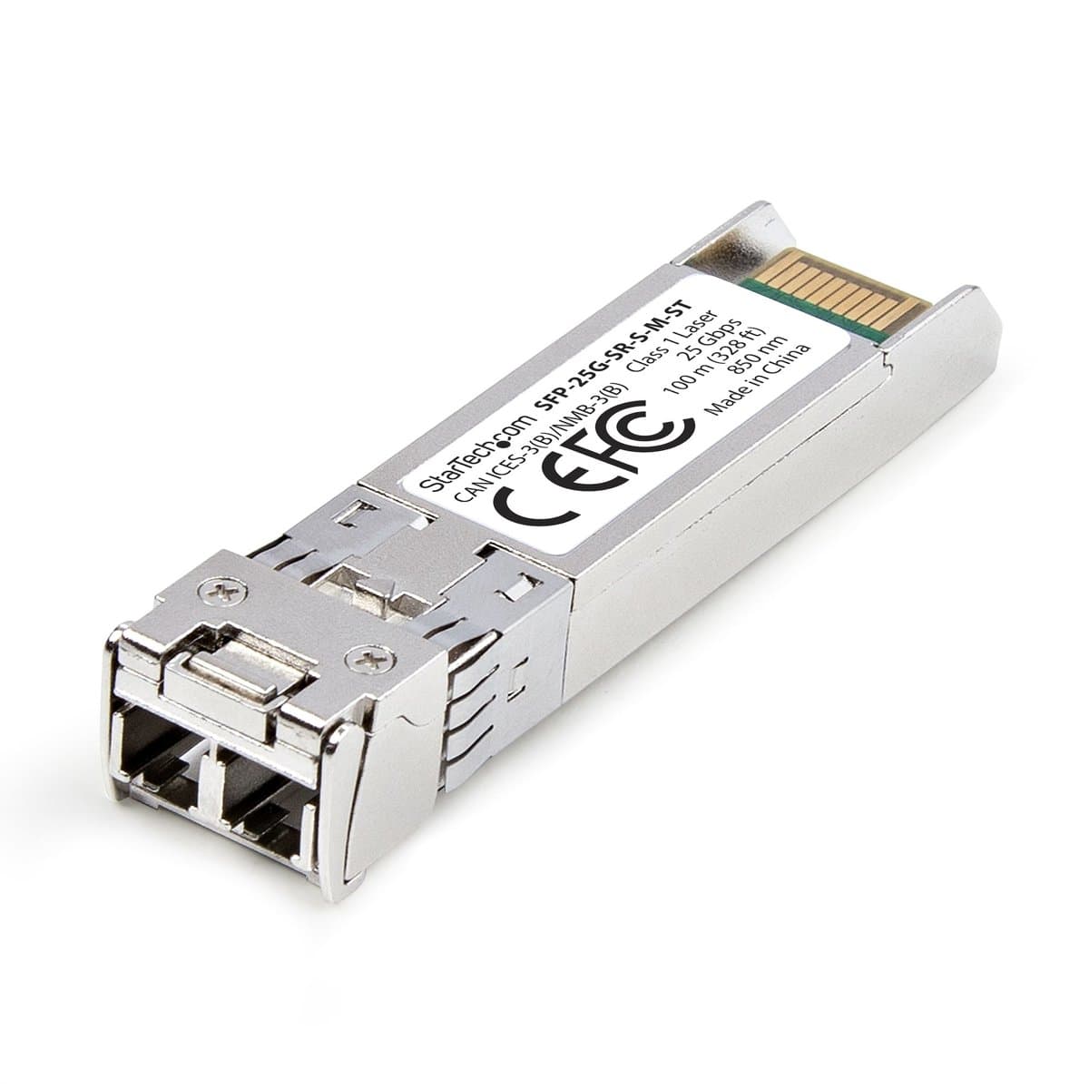 StarTech SFP-25G-SR-S SFP28 Optical Transceiver, 25 Gbps, MMF, 850 nm, 100 m