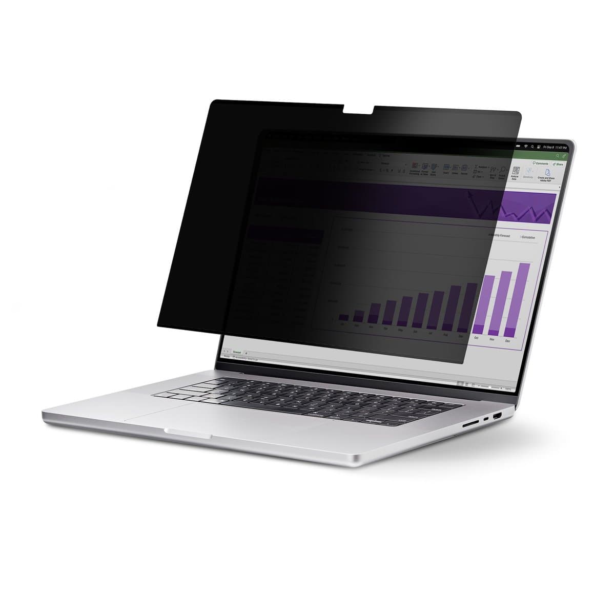 StarTech 15-inch MacBook Air Privacy Screen, Anti-Glare, 51% Blue Light Reduction