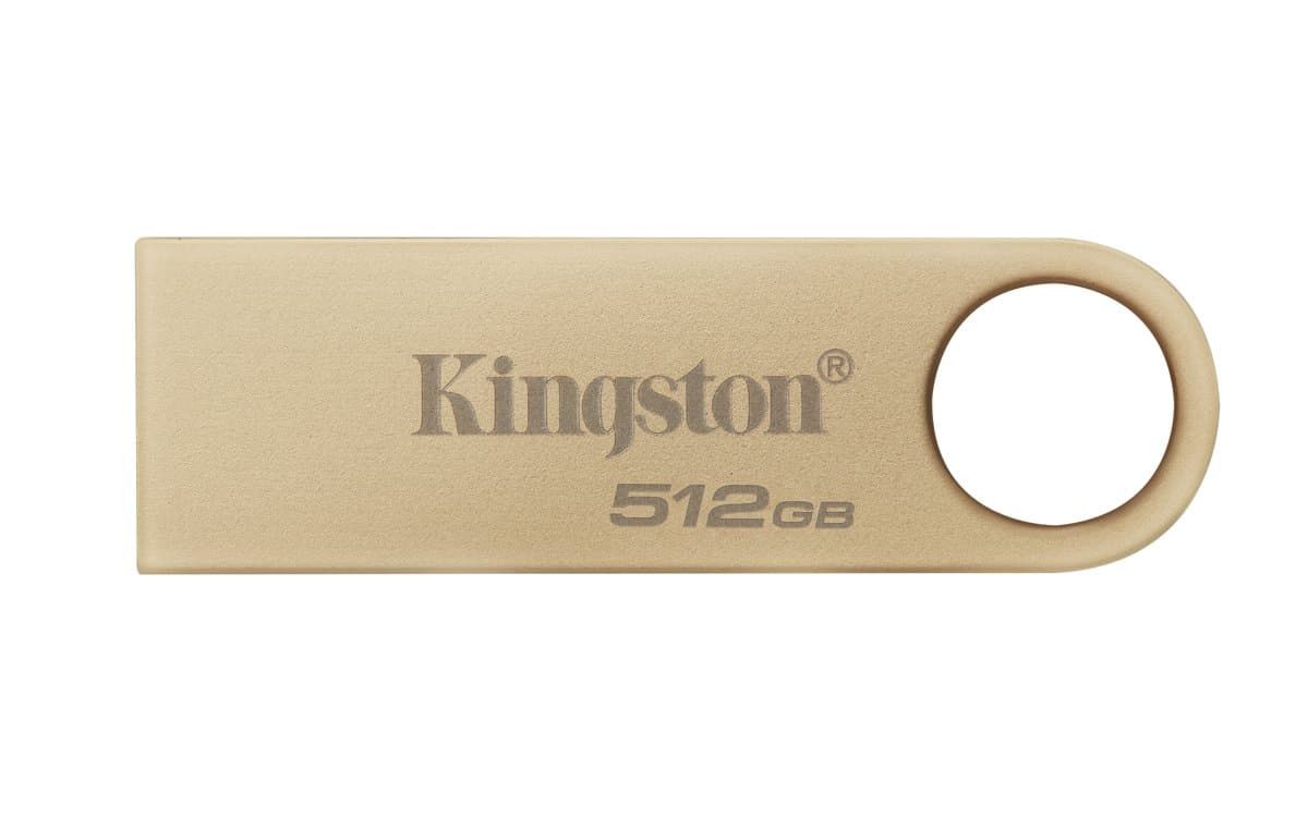 Kingston DataTraveler SE9 G3, 512GB, USB 3.2 Gen 1, 220MB/s Read, Metal Capless