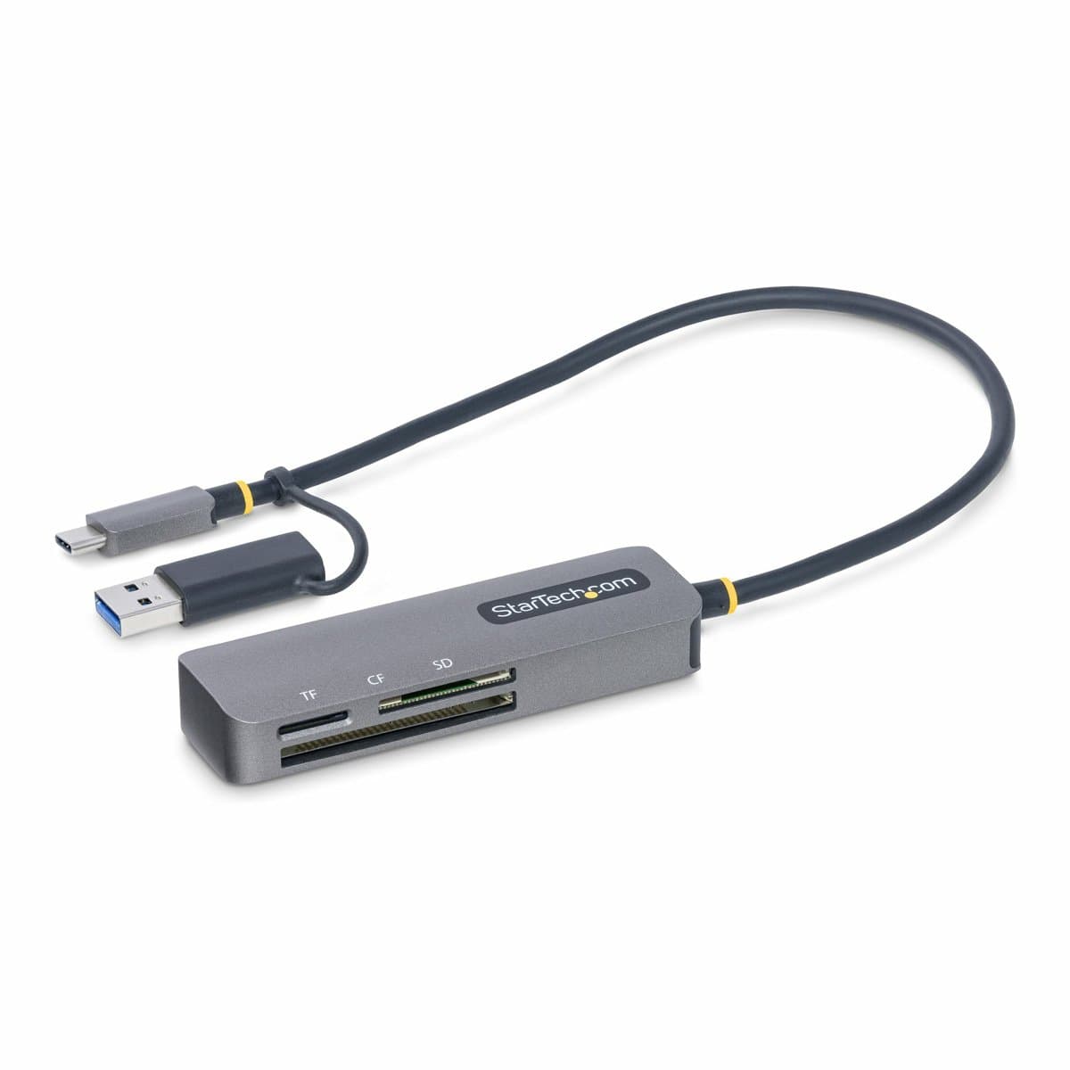 StarTech Multi-Card Reader, SD/MicroSD/CF, USB 3.2 Gen 1, 5 Gbps