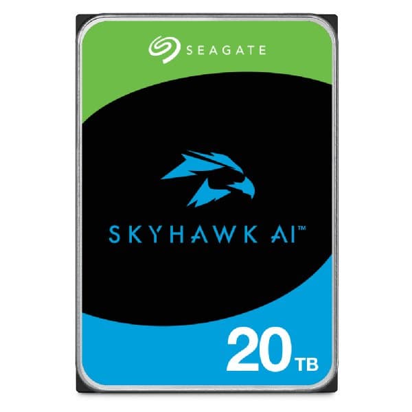 Seagate SkyHawk AI 20TB Surveillance Drive, 7200 RPM, SATA III, 3.5in