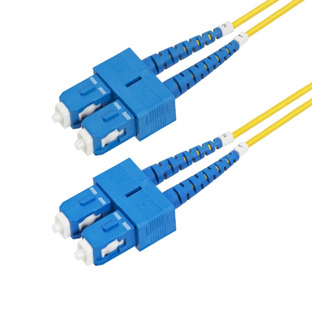 StarTech SC/SC UPC Single Mode Fiber Optic Cable, 10m, 40G/100G, OS2