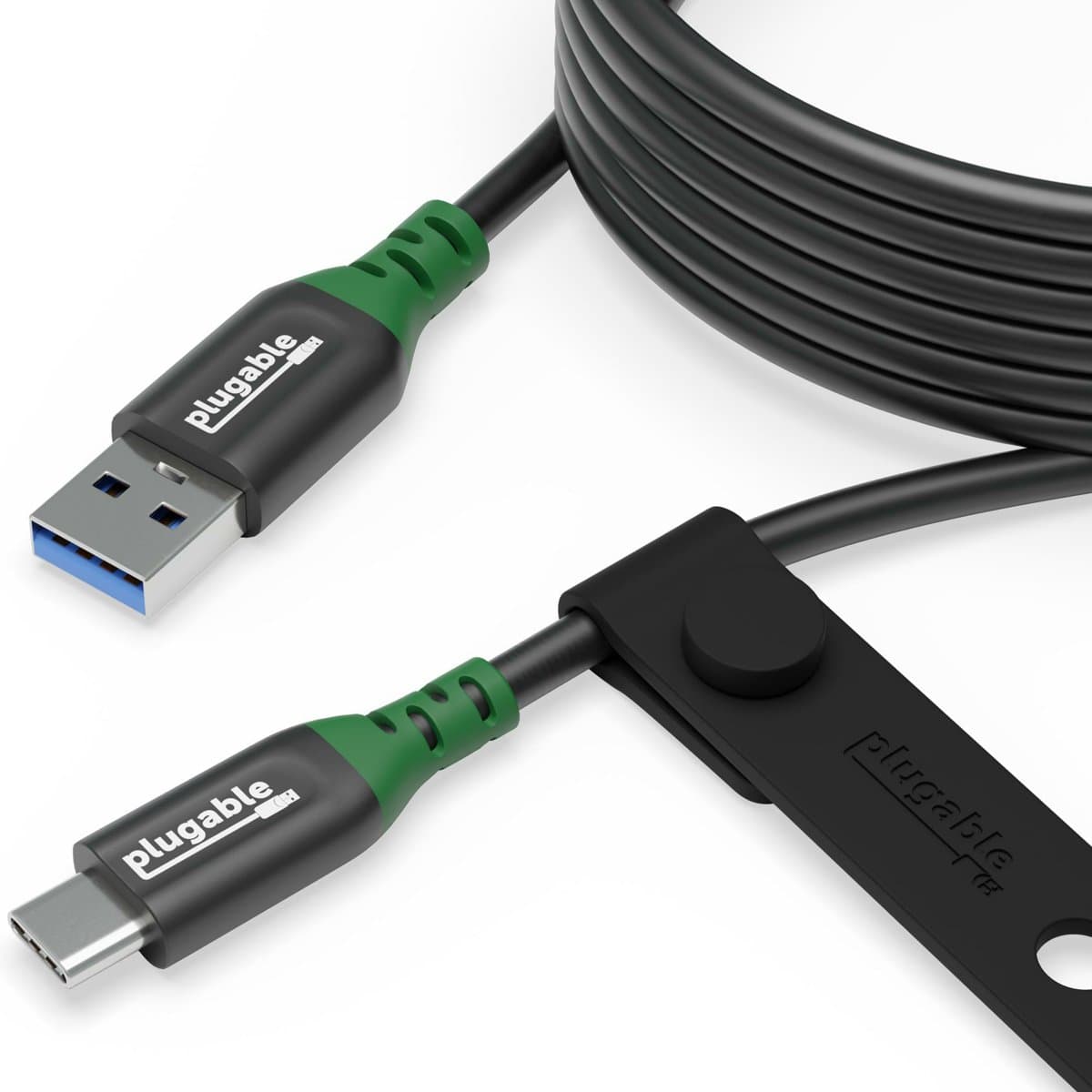 Plugable USBC-A2M, USB-C to USB-A Cable, USB 3.2 Gen 2, 2 m