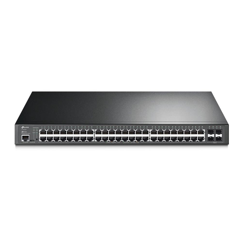 TP-Link JetStream 52-Port Gigabit Switch, 48-Port PoE+, 104 Gbit/s, L2/L3