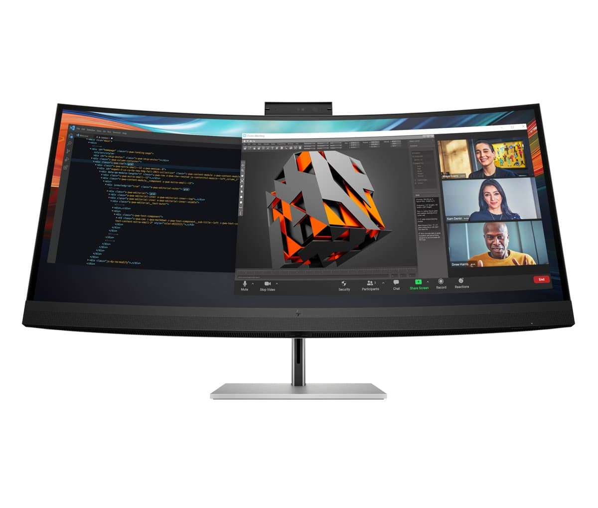 HP Series 7 Pro 740PM, 39.7" 5K2K Monitor, 5120 x 2160, 5ms, USB 3.2 Gen 2