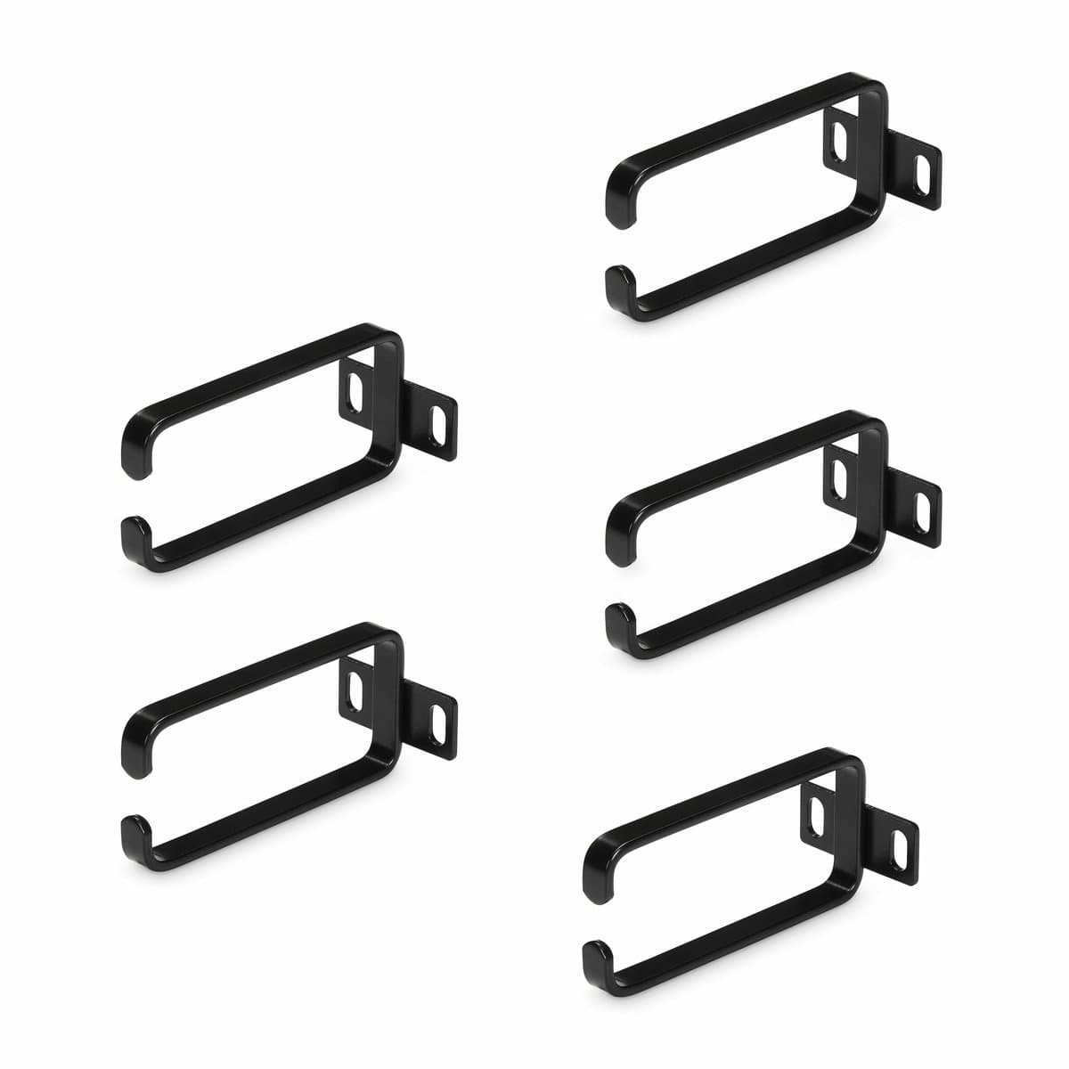 StarTech 1U Cable Management D-Ring, Steel, 5-Pack, 19" Rack