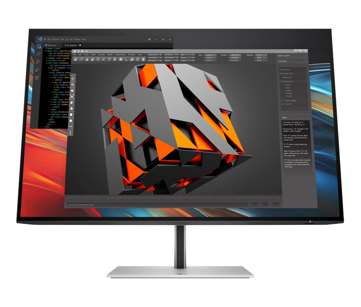 HP JT2548, 24″ WUXGA Monitor, 1920×1200, 5ms, USB Hub
