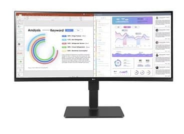 LG 34BQ77QE-B, 34" UltraWide Curved IPS, 3440×1440 QHD, 5ms, USB-C/HDMI/DP