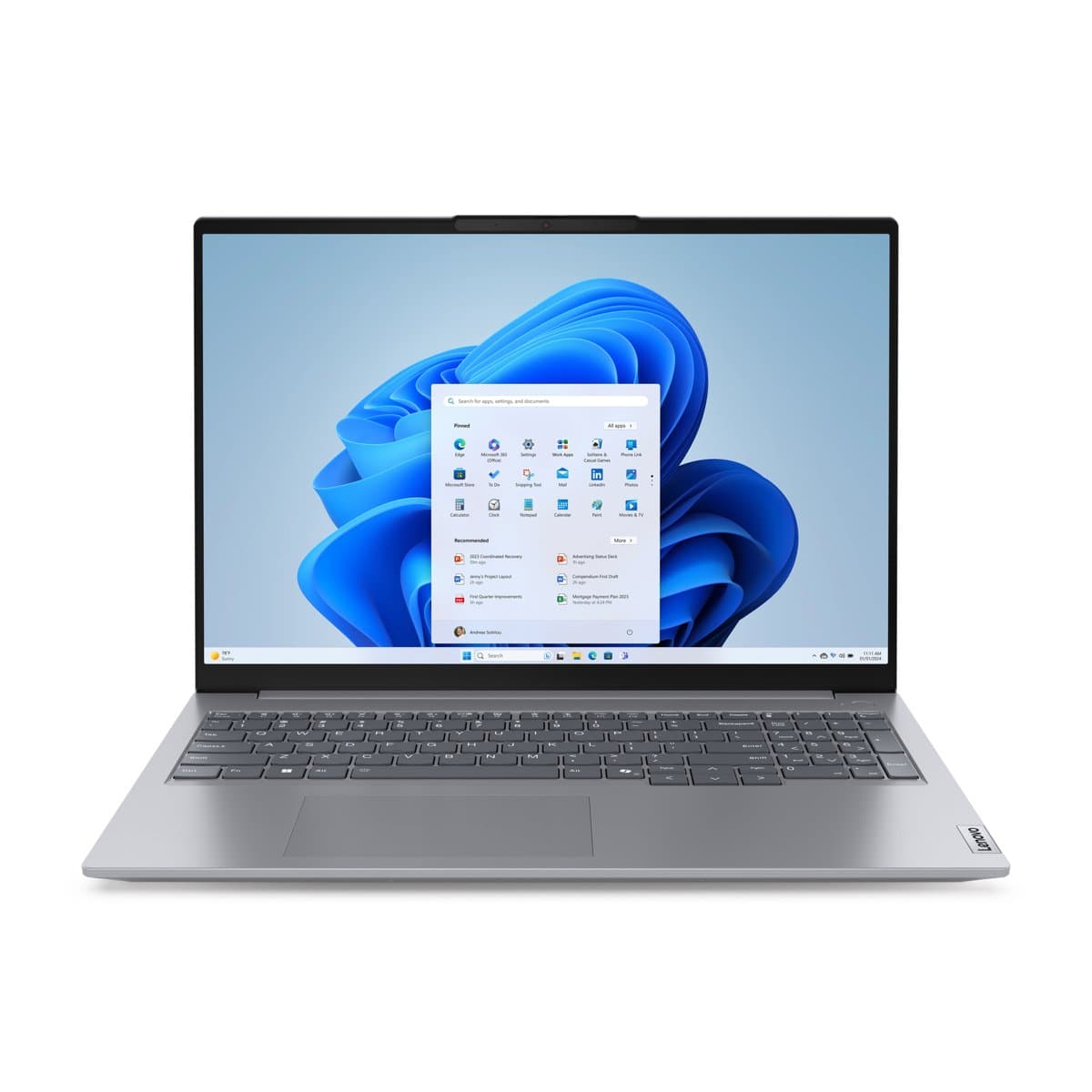 Lenovo ThinkBook 16 G7, Laptop, Ryzen 5 7535HS, 16GB DDR5, 512GB SSD