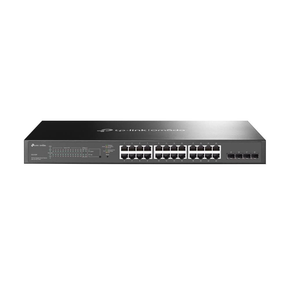 TP-Link Omada 28-Port Smart Switch, 24-Port PoE+, Managed L2/L2+, 56 Gbps