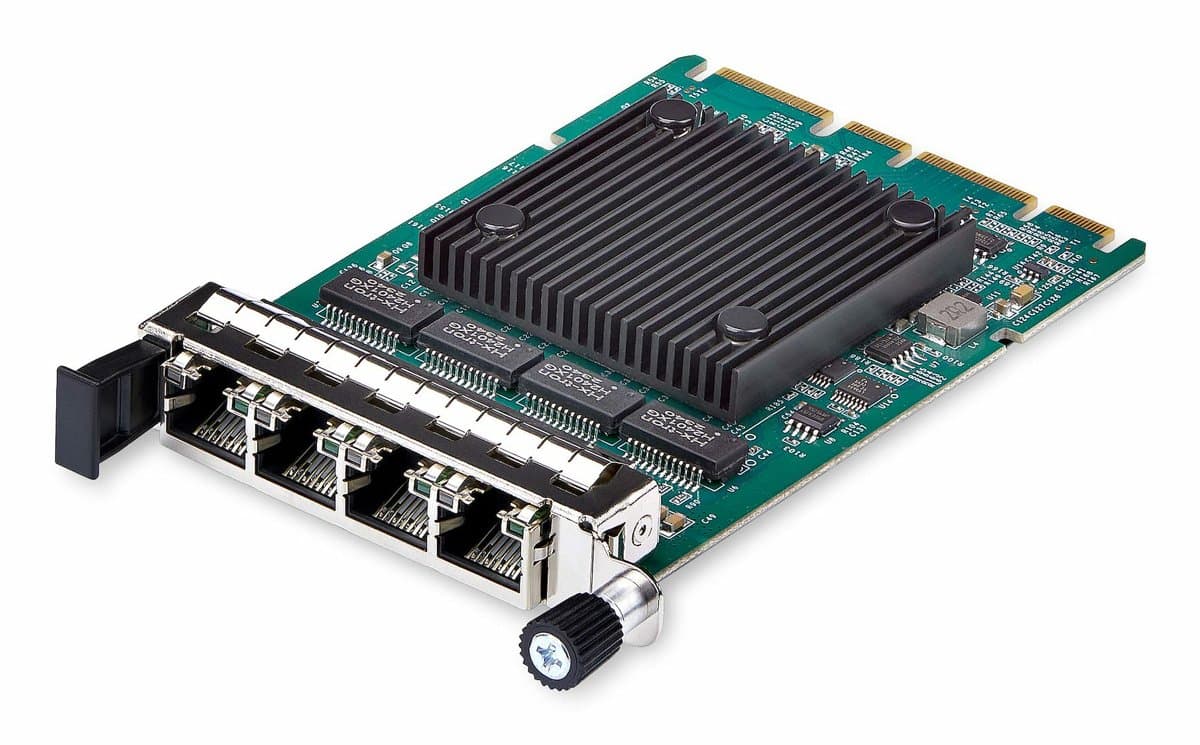 StarTech 4-Port RJ45 Gigabit OCP 3.0 Network Card, 1 Gbps, Intel I350-AM4, PCIe 3.0