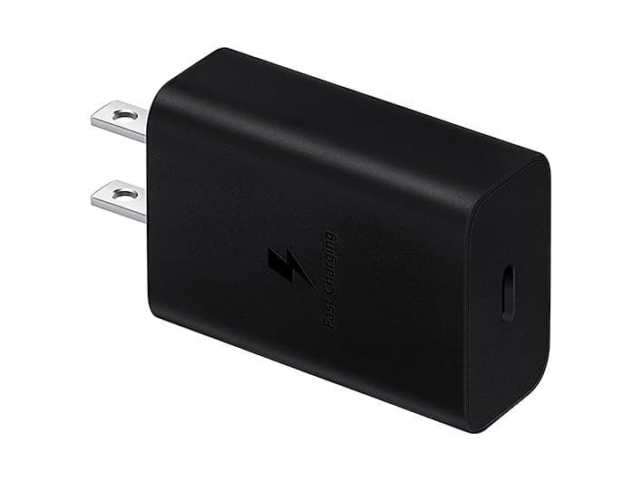 Samsung EP-T1510 USB-C Fast Charger, 15W Power Delivery, Black