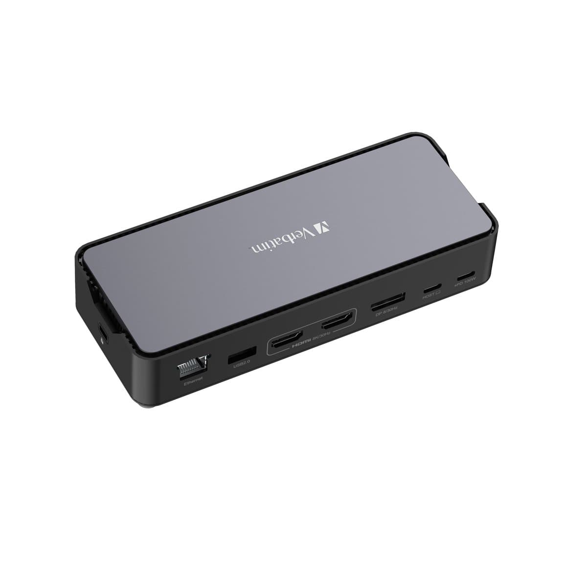 Verbatim CDS-15 USB-C Pro Docking Station, 15 Ports, 100W, USB 3.2, Dual HDMI