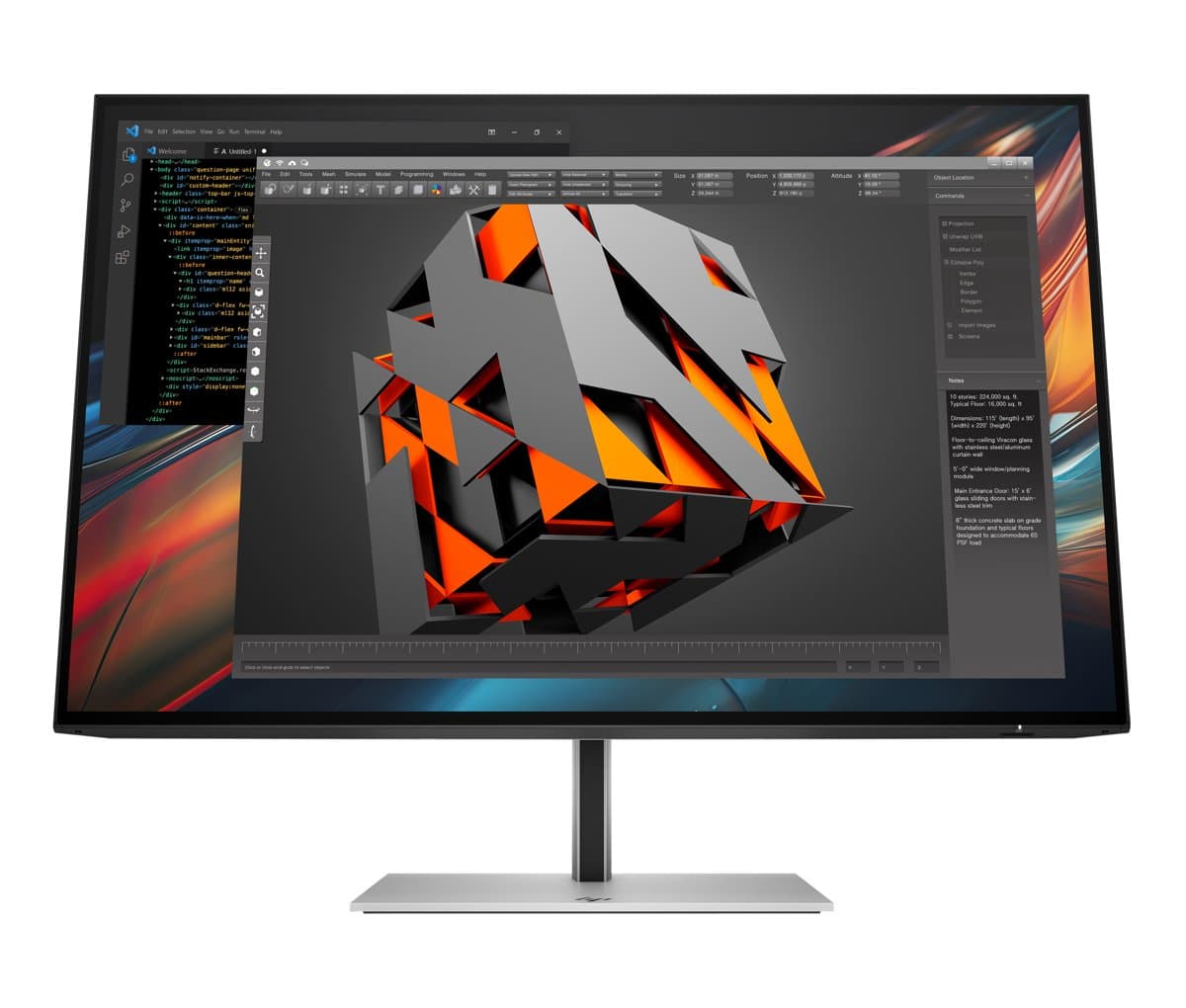HP Series 7 Pro 24" Monitor, WUXGA USB-C, 1920×1200, LCD, 5ms
