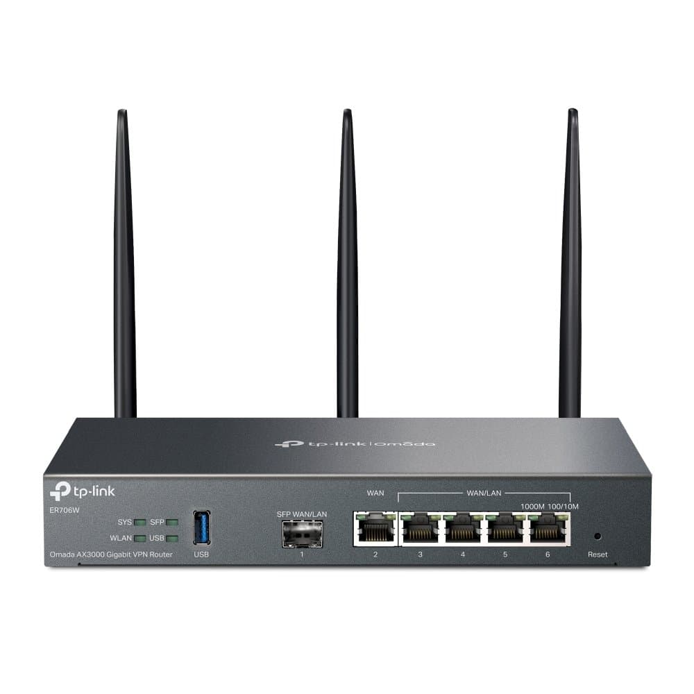 TP-Link Omada AX3000 Wi-Fi 6 VPN Router, Dual-Band, 3 Gbps, Gigabit Ethernet