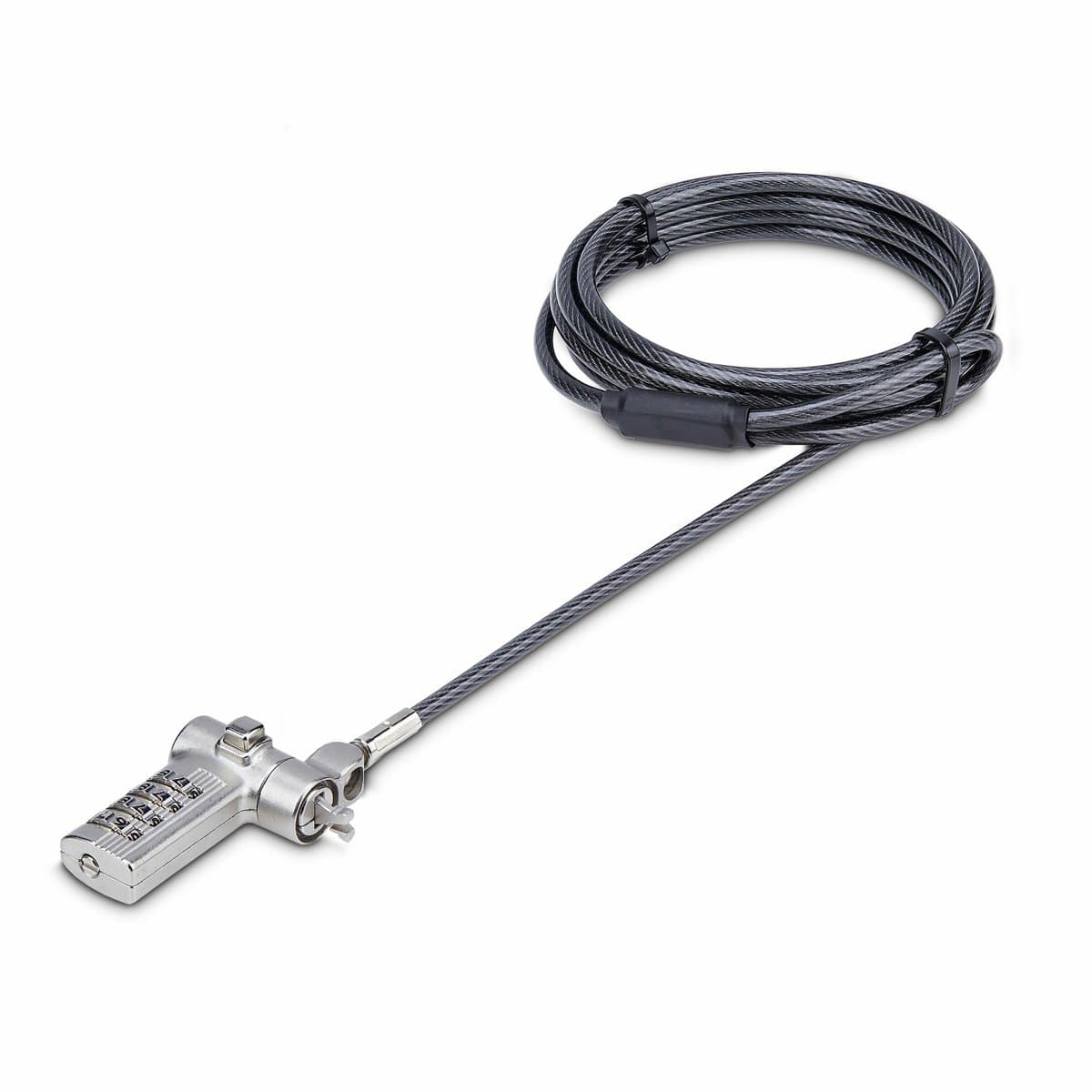 StarTech 25-Pack Universal Laptop Lock, 6.6ft, Combination, Serialized